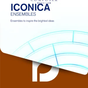 Dorico templates for composers, pre-configured, with ICONICA ENSEMBLES and pale arc motif.