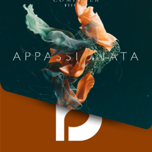 Appassionata Dorico templates: premium composer toolkit in two-layer teal and burnt-orange packaging.