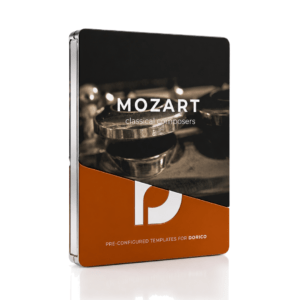 Classic Composer: Mozart - Template For Dorico